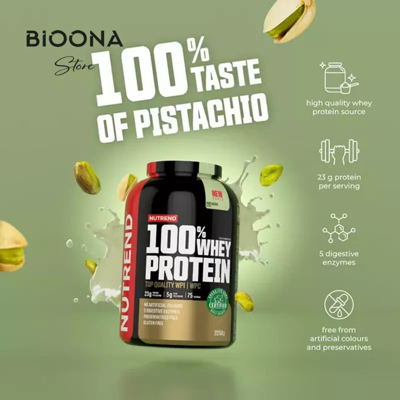 مکمل پروتئین وی ناترند Nutrend Deluxe 100 Whey