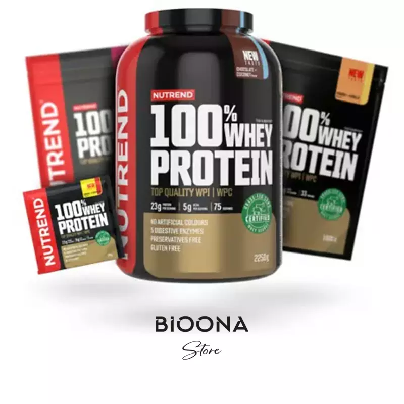 مکمل پروتئین وی ناترند Nutrend Deluxe 100 Whey