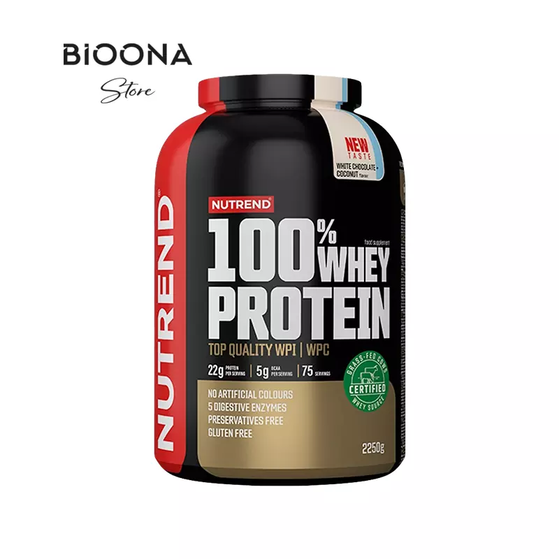 مکمل پروتئین وی ناترند Nutrend Deluxe 100 Whey