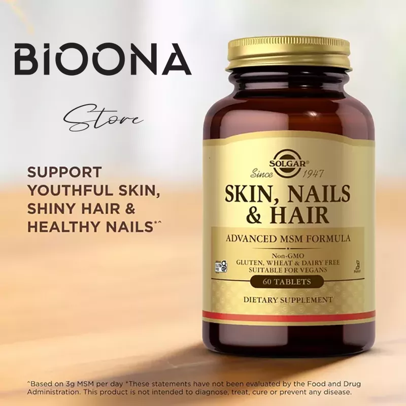 مکمل تقویت‌کننده پوست، مو و ناخن سولگار (Solgar Skin, Nails & Hair with MSM)