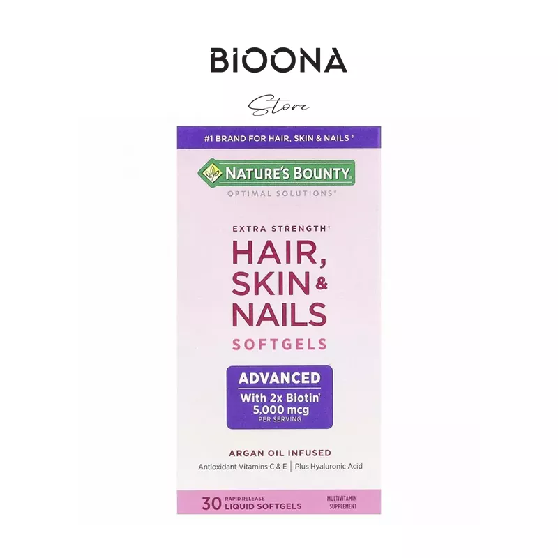 مکمل تقویت‌کننده پوست، مو و ناخن نیچرز بونتی (Nature’s Bounty)