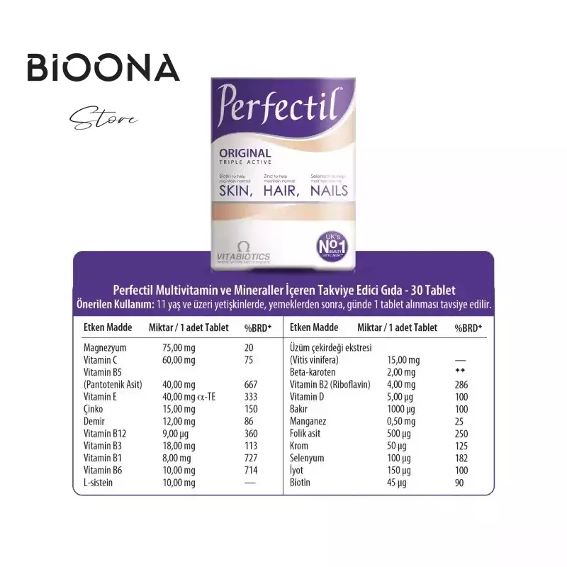 قرص پرفکتیل اورجینال (Perfectil Original)