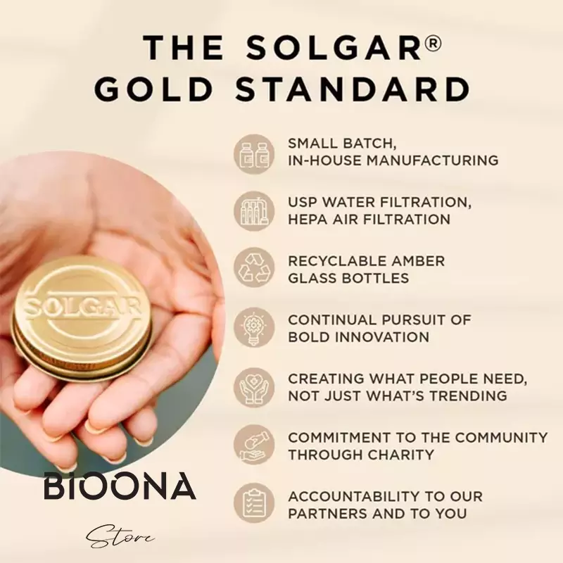 مکمل کپسول بیوتین 5000 میکروگرم برند Solgar