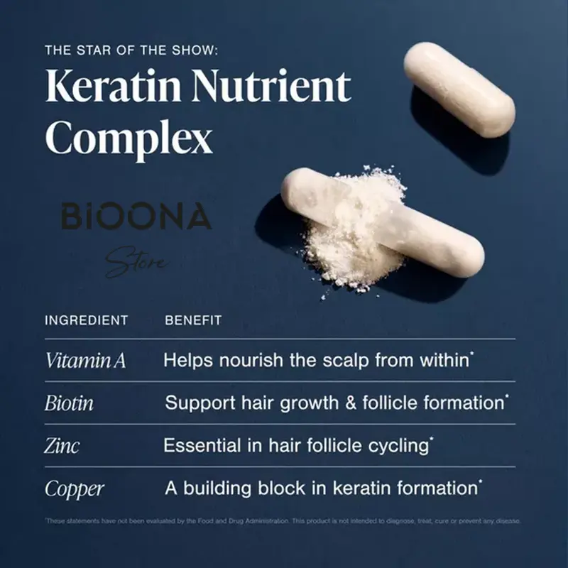 مکمل تقویت رشد مو ویویسکال 4 بعدی مخصوص بانوان