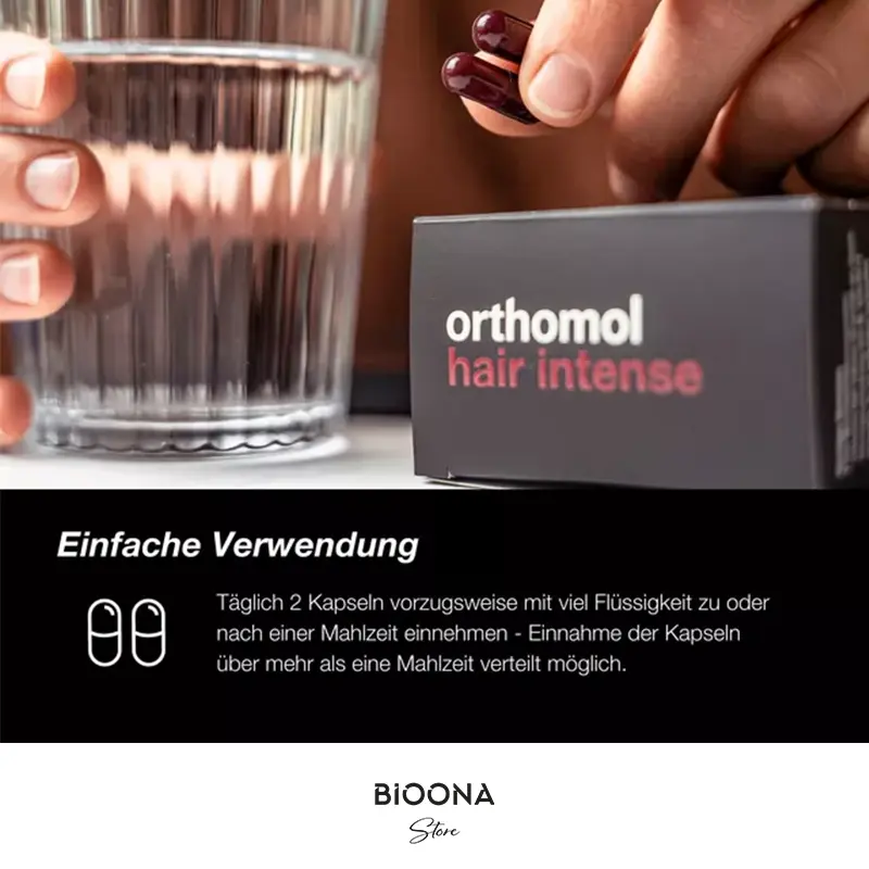 مکمل تقویت مو اورتومول orthomol محصول آلمانی