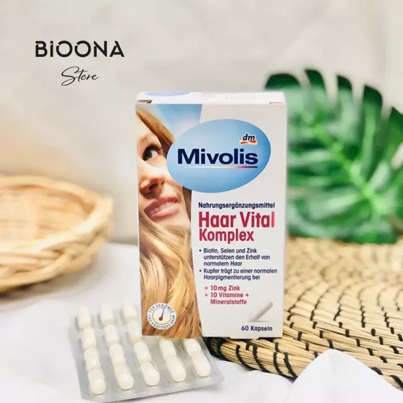 کپسول مکمل مو میوولیس Mivolis Hair Vital complex