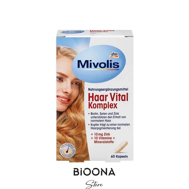کپسول مکمل مو میوولیس Mivolis Hair Vital complex