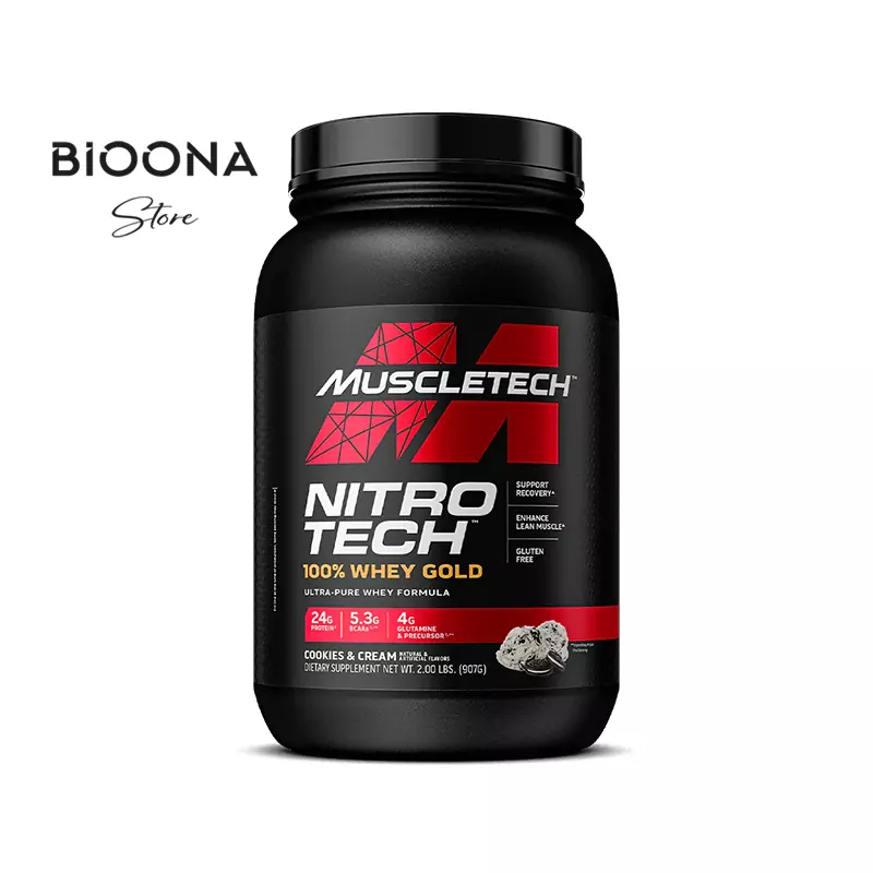 پروتئین نیتروتک وی گلد ماسل‌تک با فرمولی نوآورانه | بیونا استور
