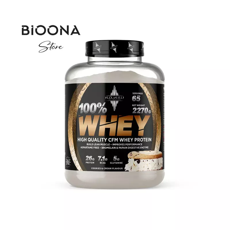 پروتئین وی آزگارد (100% Azgard Whey) حاوی تمام اسیدهای آمینه ضروری